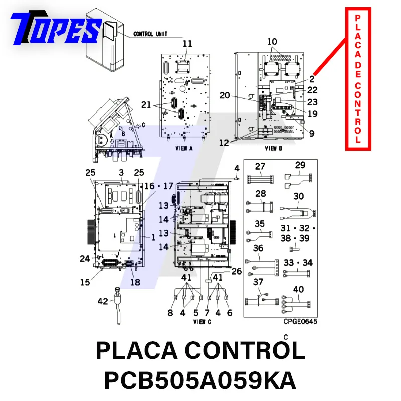 PLACA CONTROL PCB505A059KA