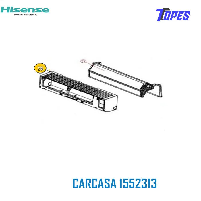 CARCASA 1552313