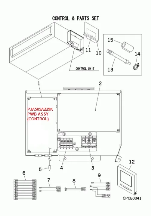 PLACA CONTROL PJA505A229K