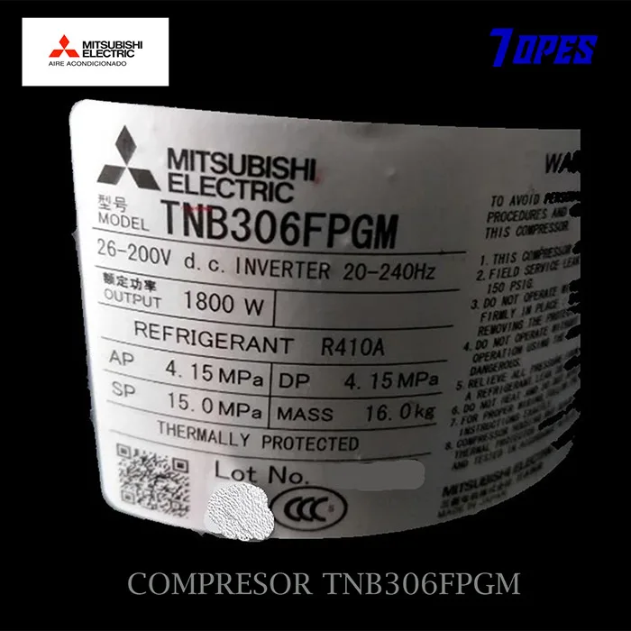 COMPRESOR TNB306FPGM