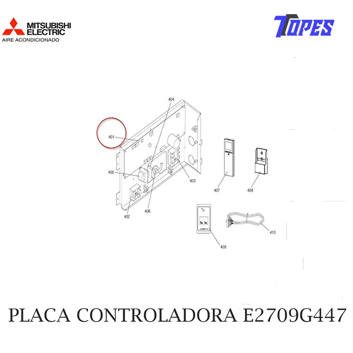 PLACA CONTROLADORA E2709G447