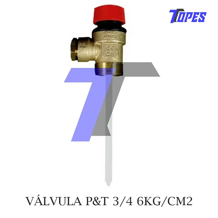 VÁLVULA P&T 3/4 6kg/cm2